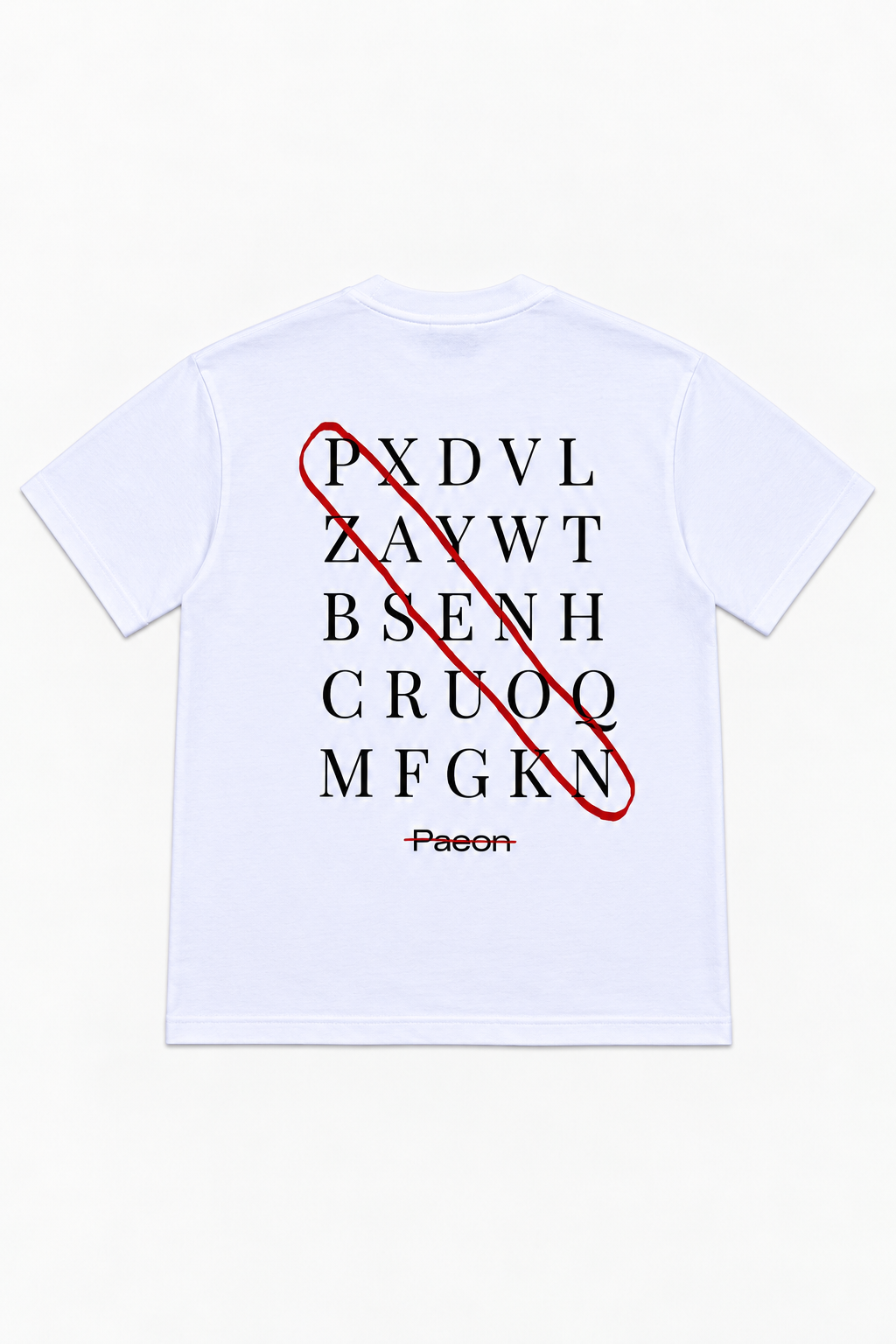 004 / WORD SEARCH TEE — back
